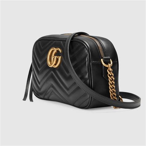 gucci shppper nera marmont|gg marmont handbags.